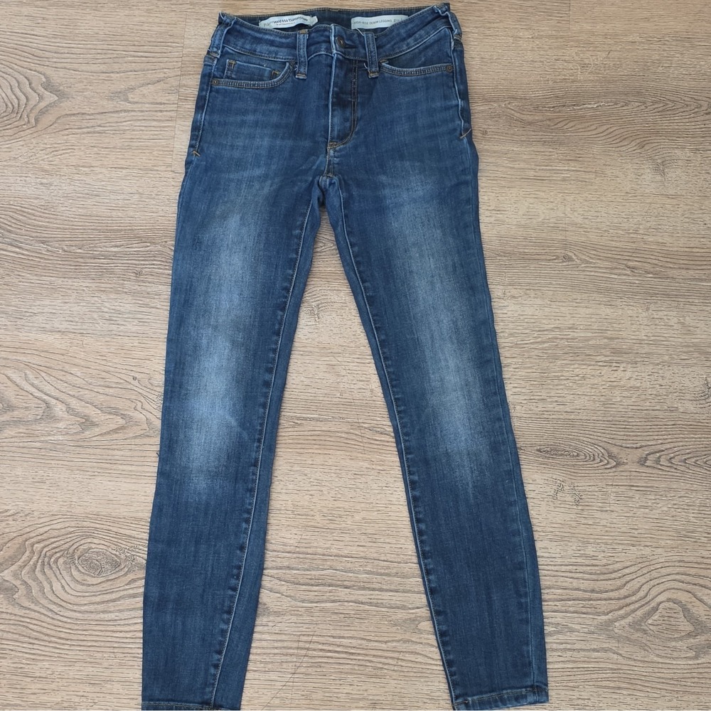Pilcro by Anthropologie High-Rise Denim Legging Jeans Women's Size 25